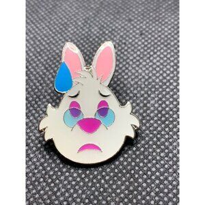 White Rabbit Alice in Wonderland Disney Trading Pin Emoji Blitz Set Nervous 2017